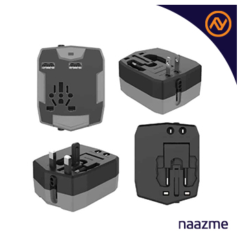 2-in-1 global travel adapter 3